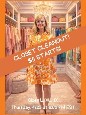 4/23 CLOSET CLEANOUT! WOMEN'S CLOTHING!